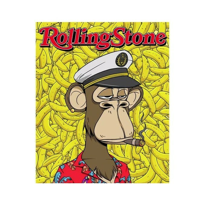 Bored Ape Yacht Club Rolling Stone Magazine Cover