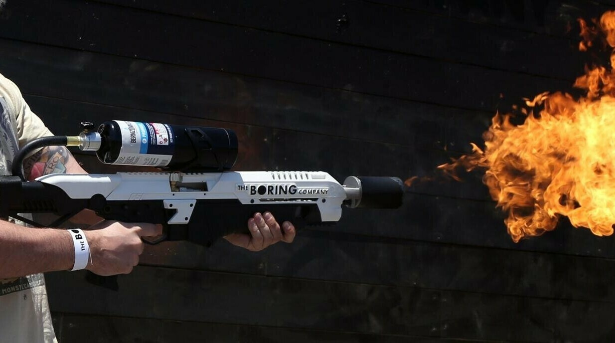 4 Years Later, Boring Co.'s Flamethrowers are Still Reselling