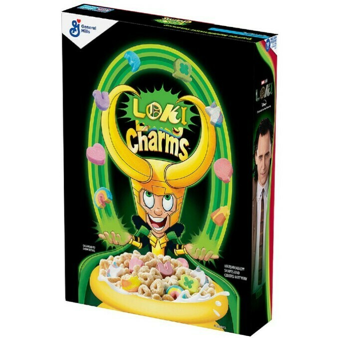 Loki Charms (Lucky Charms X Marvel) Cereal Box