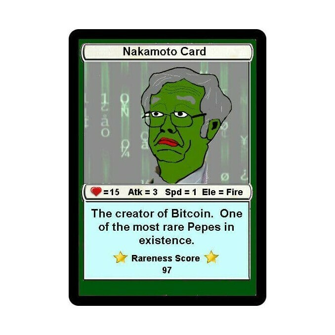 Rare Pepe Project Series 1, Card 1 Bitcoin Blockchain (Counterparty) Rarepepe