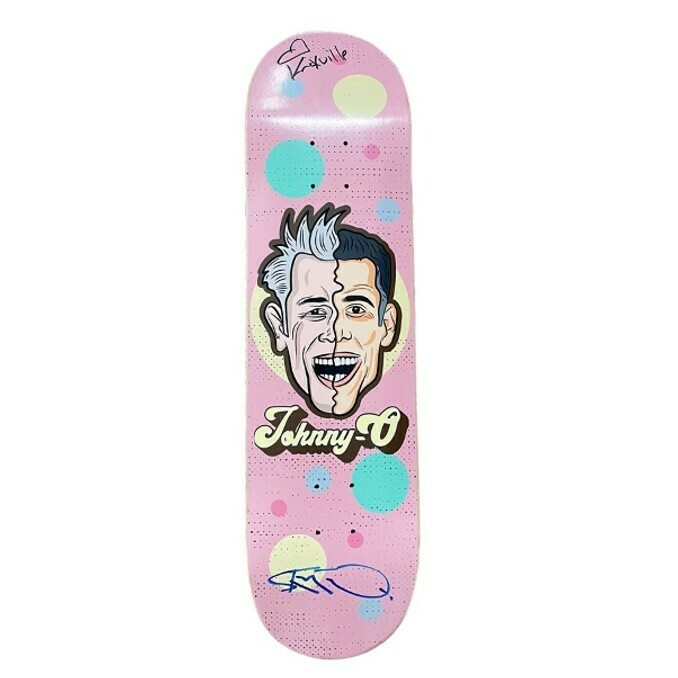 Johnny-O Signed Skateboard